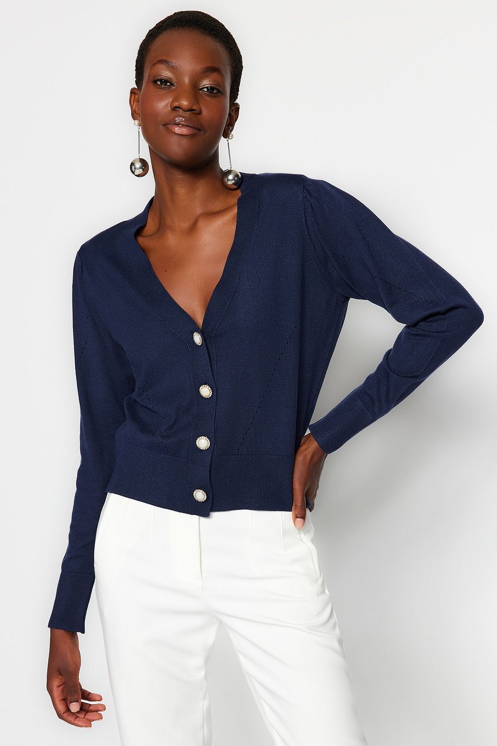 Dark navy hotsell cardigan womens