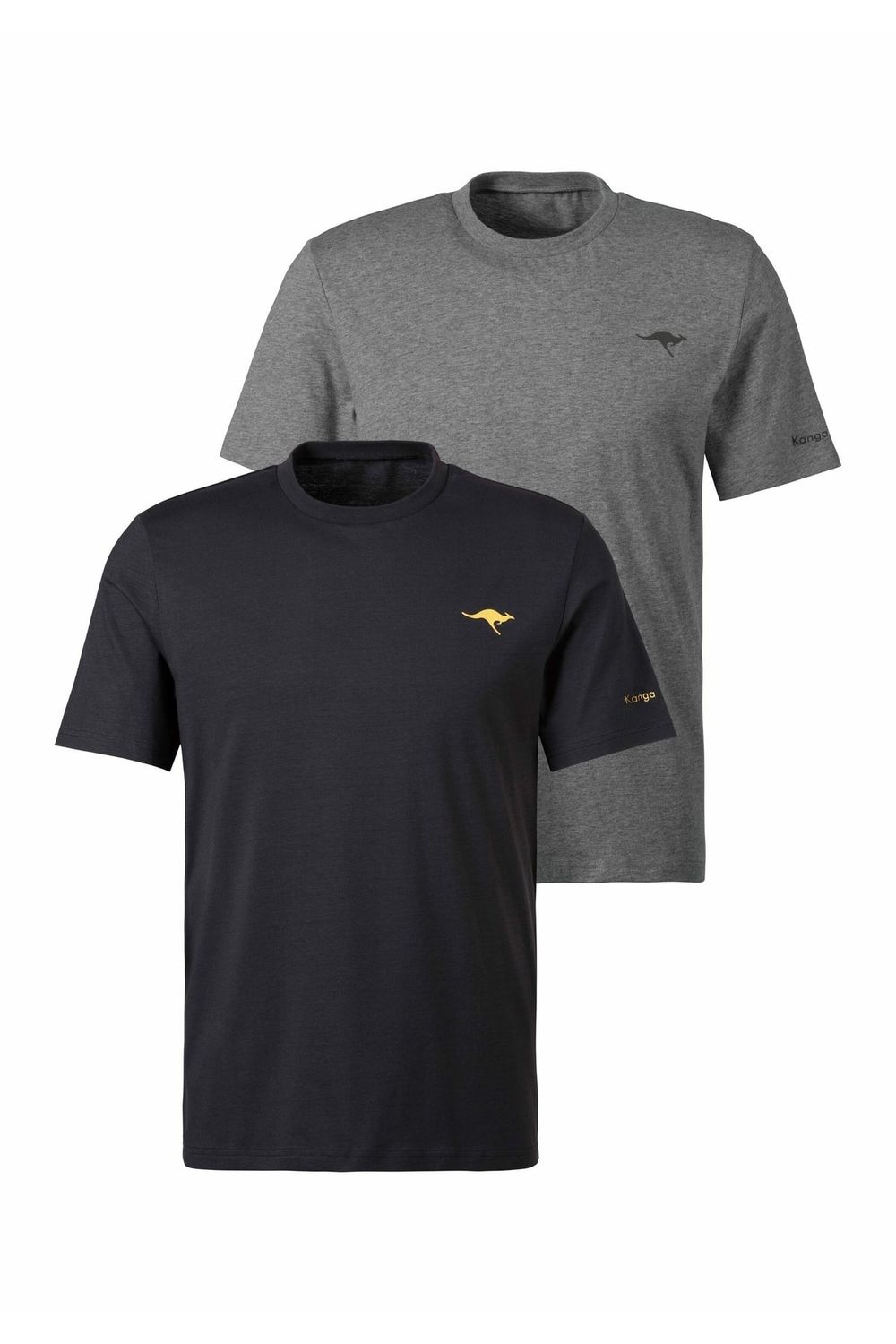 Kangaroos T-Shirt - Grau - Fit Regular Trendyol 