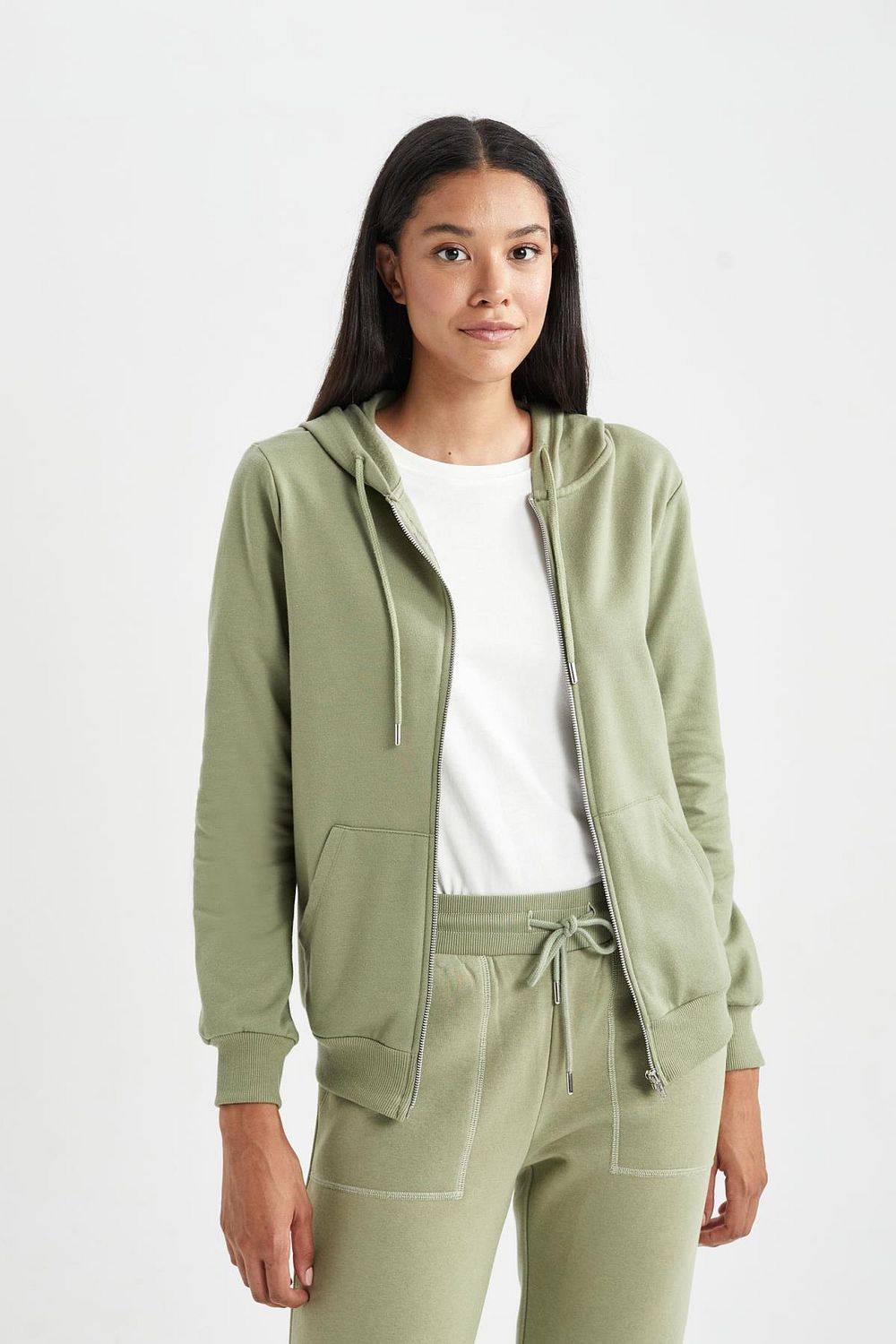 Sweatshirt material cardigan hotsell