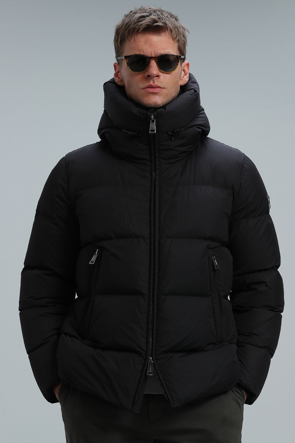 Camel goose down jacket sale