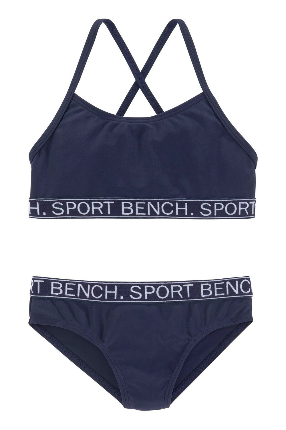 BENCH Bikini-Set - Unifarben Blau - Trendyol 