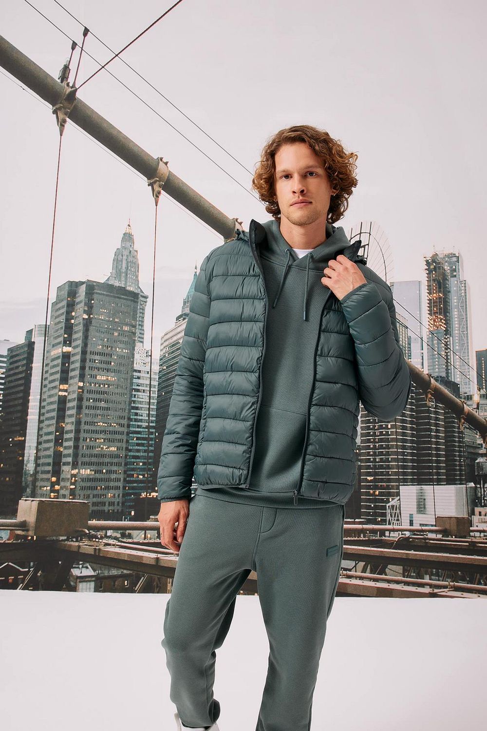 Defacto Slim Fit Hooded Puffer Coat Trendyol