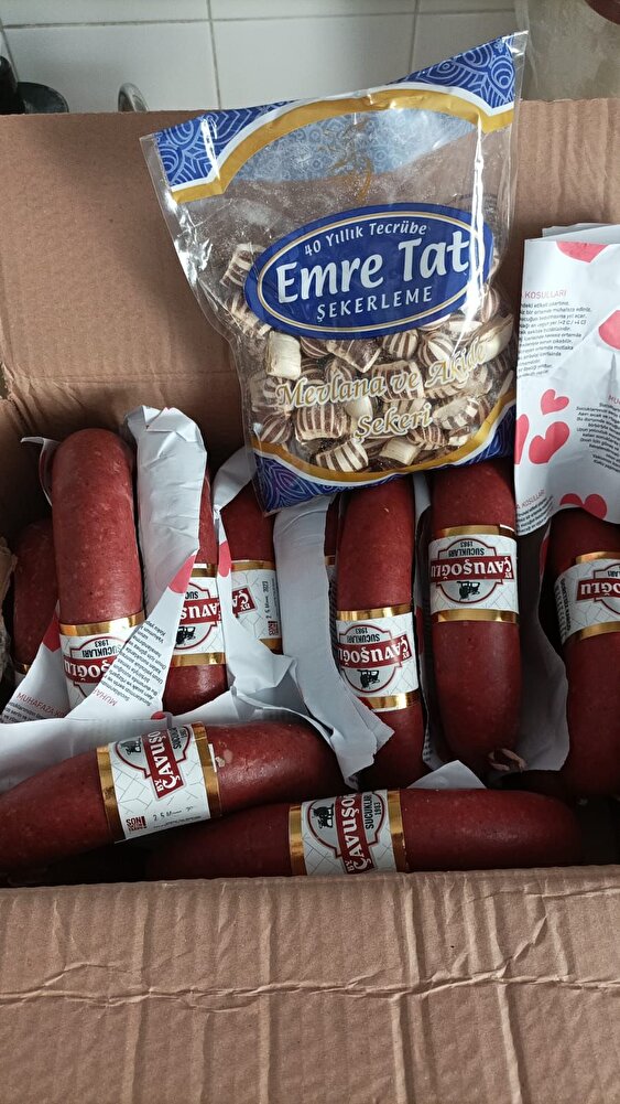 sucuklar güzel hediye için teşekkür ederim