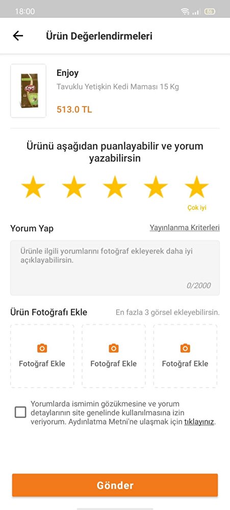 kapıda baktığım kedilerim için aldım severek yiyorlar