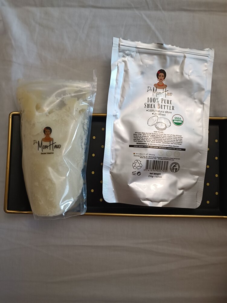 %100 Saf Shea Yağı 250g + %100 Saf Hindistan Cevizi Yağı 250g