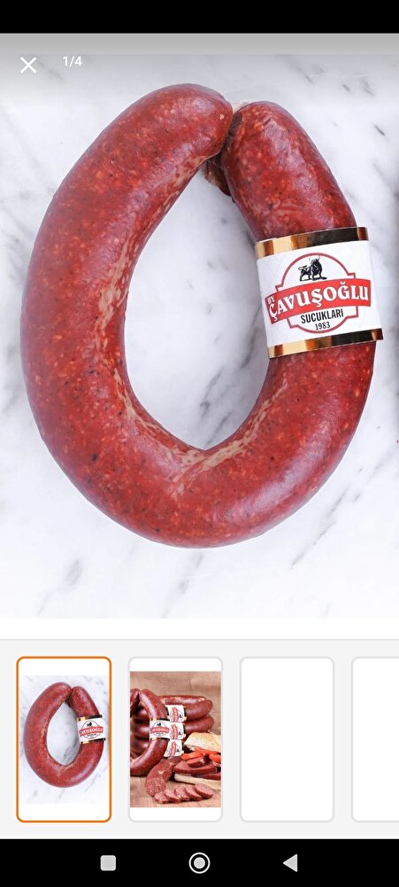 sucuk çok lezzetliydi çok teşekkür ederiz lokum hediyeniz içinde