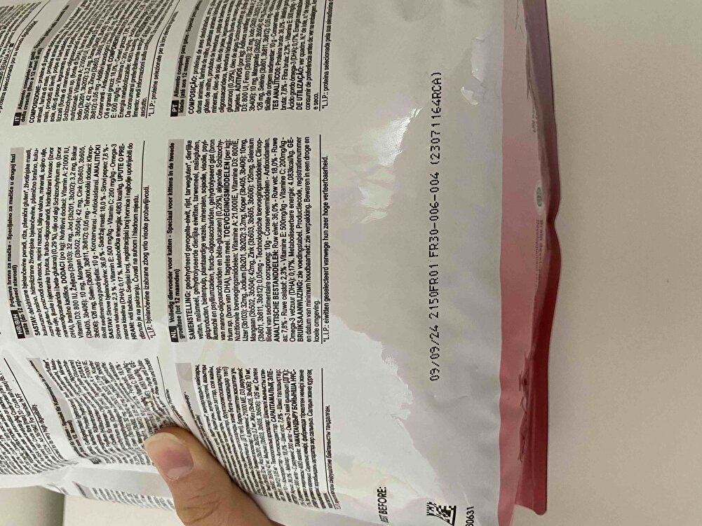 Kaçıncı mama alışım hatırlamıyorum ve yine her zamanki gibi özenle paketlenmiş hiç zarar görmemiş ve ileri tarihli gönül rahatlığıyla alabilirsiniz