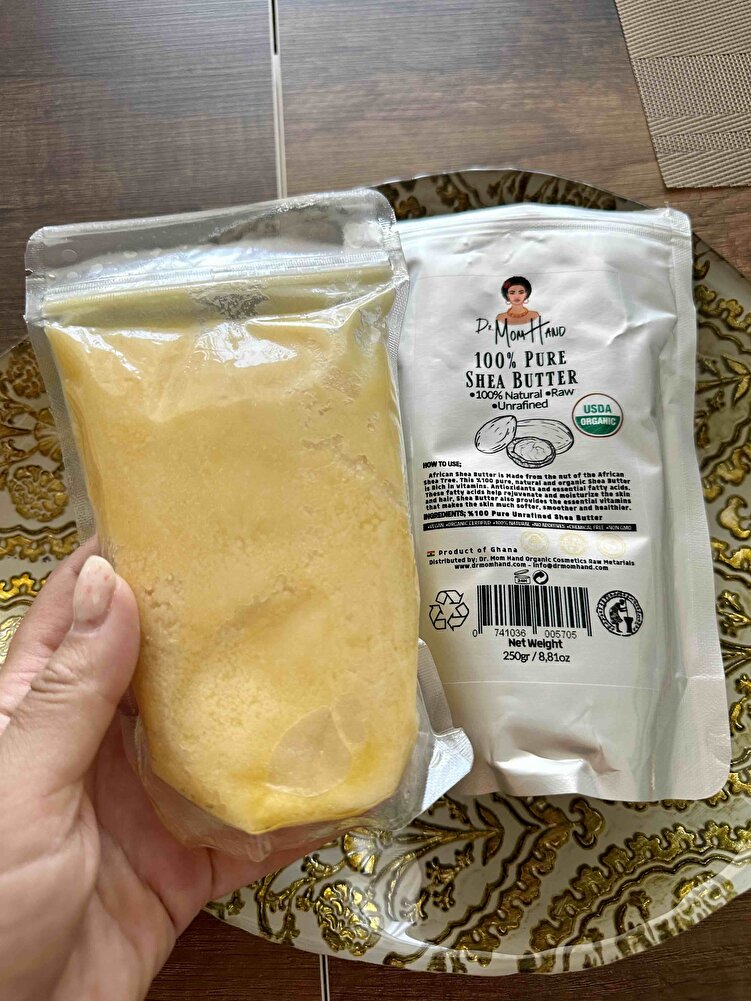 %100 Saf Shea Yağı 250g + %100 Saf Hindistan Cevizi Yağı 250g