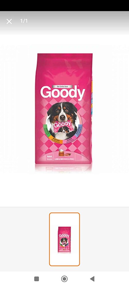 gayet bir başarılı ürün köpekler severek yedi
