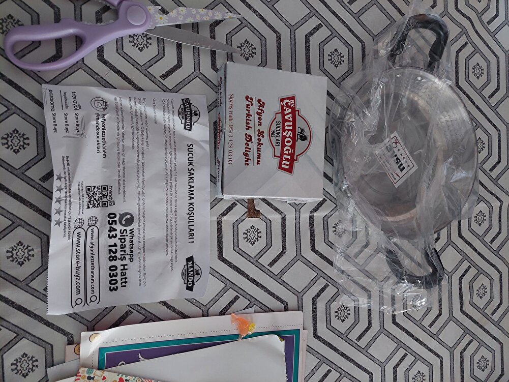 gerçekten çok kaliteli hediyeler için teşekkürler..