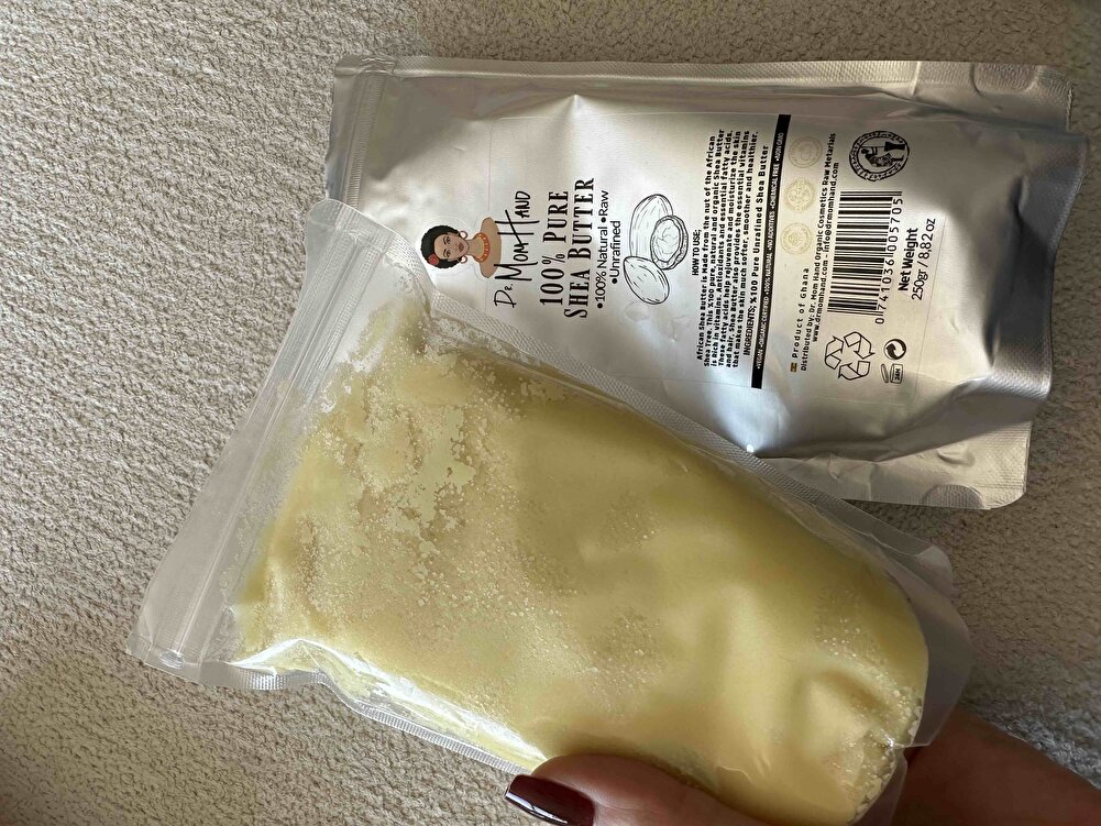 %100 Saf Shea Yağı 250g + %100 Saf Hindistan Cevizi Yağı 250g