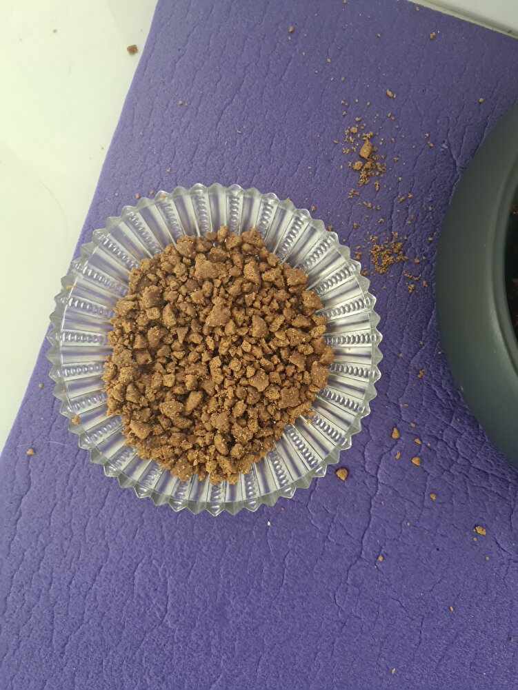 kedim severek yiyor biraz kucultup veriyorum