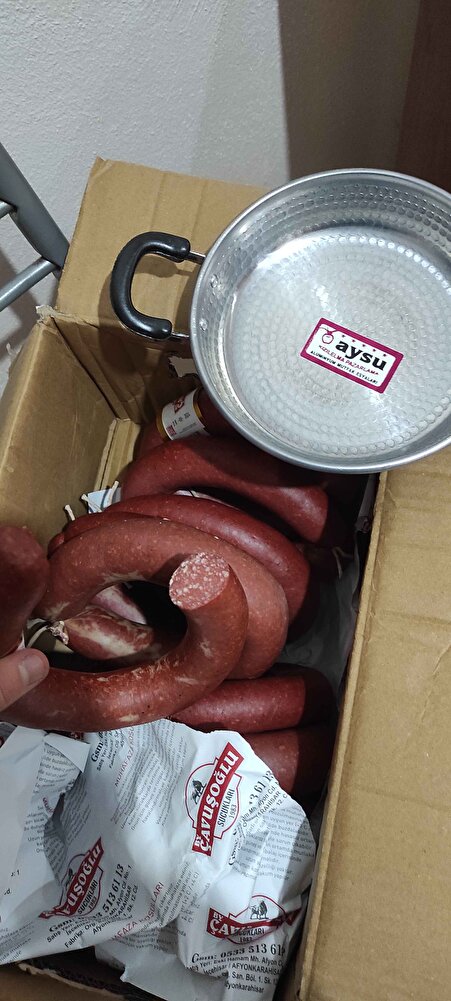 pazar gecesi sipariş verdim. Bugün geldi iftarda da kızarttık biraz. Ailecek çok beğendik ve afiyetle yedik. Satıcılar da çok iligili. Hediyeler için de teşekkürler.Tava ve lokum süper. Artık sürekli müsterinizim. İyi çalışmalar kolay gelsin.