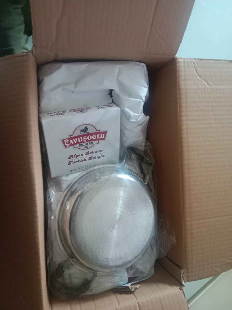 ürün geldi.lezzet testini yaptım.hediyeler için ayrıca teşekkür ederim.siddetle tavsiye ederim