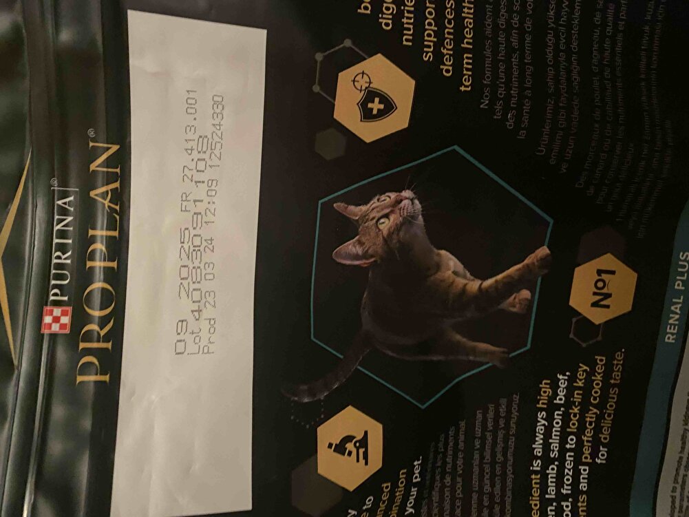 Paketleme çok iyi, kedim severek yiyor 🌸🐥