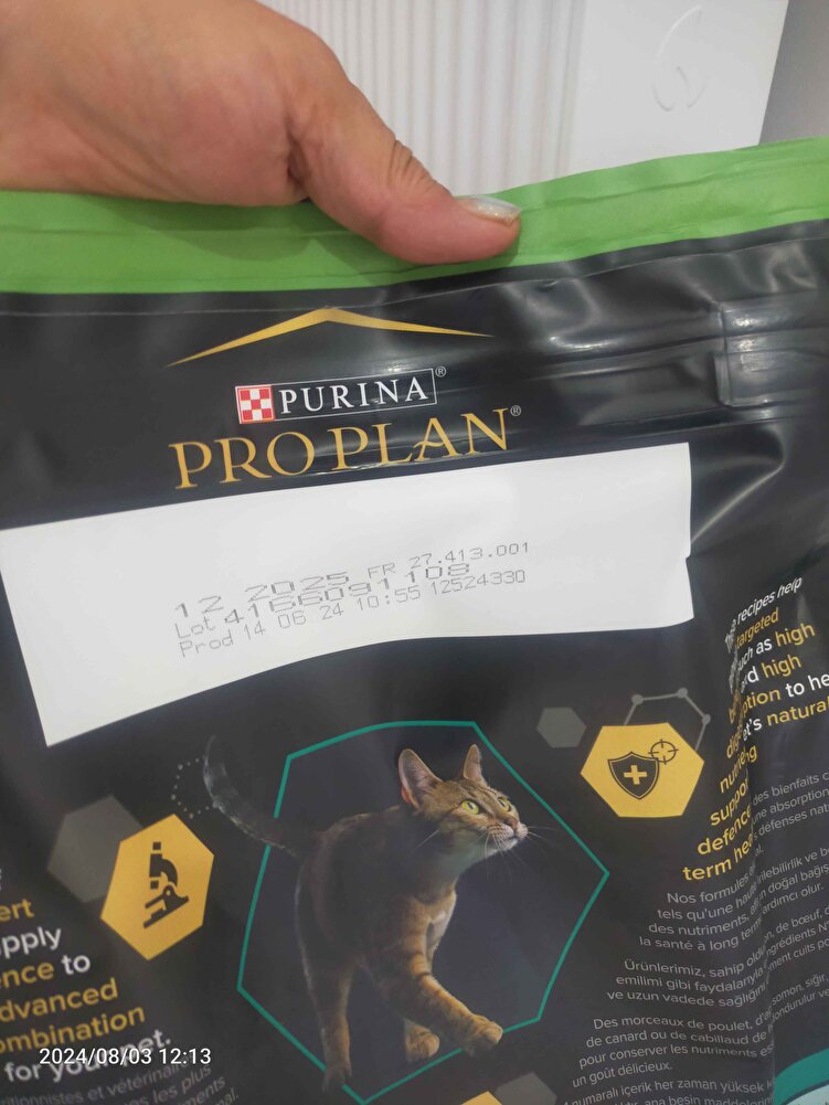 çok hızlı ve sorunsuz geldi kargo paketleme çok güzel son kullanma tarihine de bayağı var kedim severek yiyor