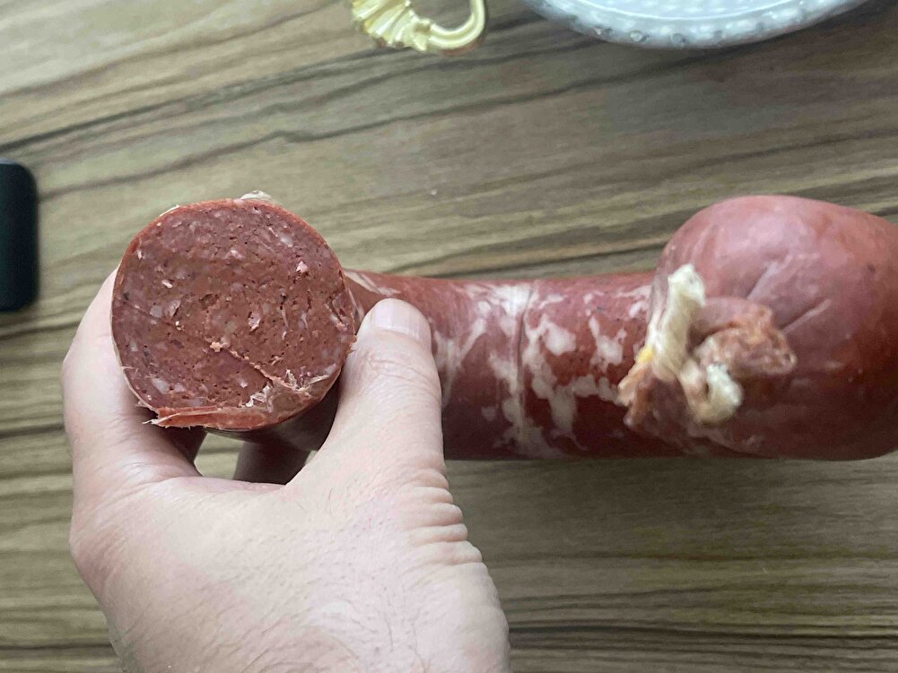 Beğendim kasapmaucuğu  sucukta pişirince küçültme olmadı