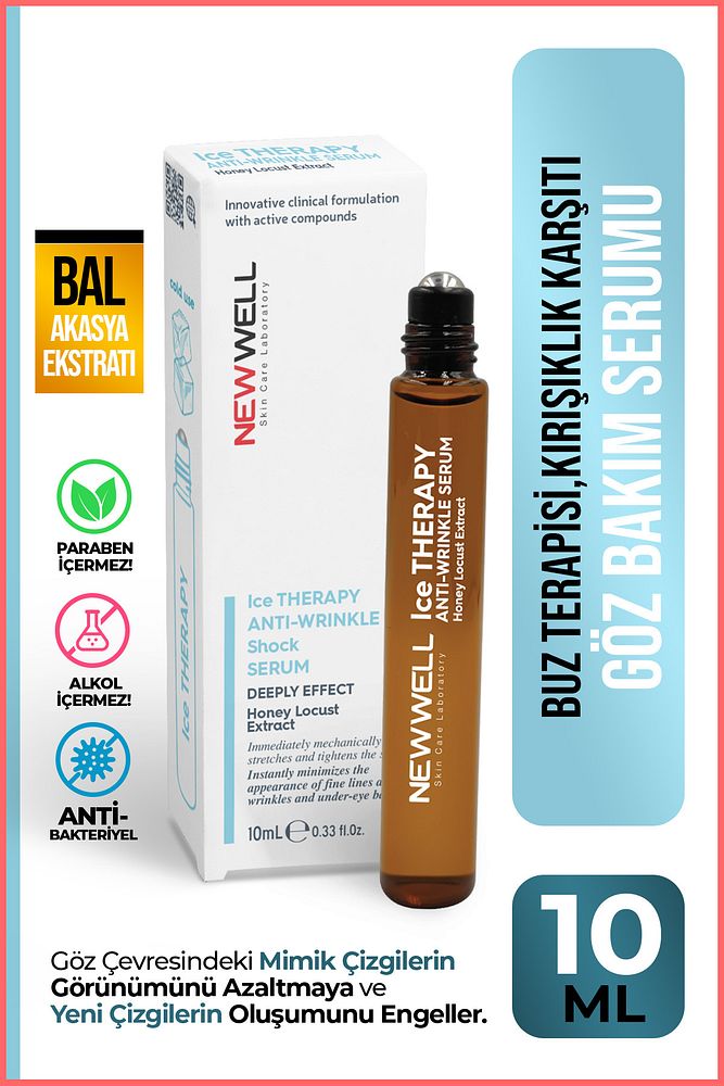 Buz Terapisi,Kırışıklık Karşıtı Göz Bakım Serumu 10ML