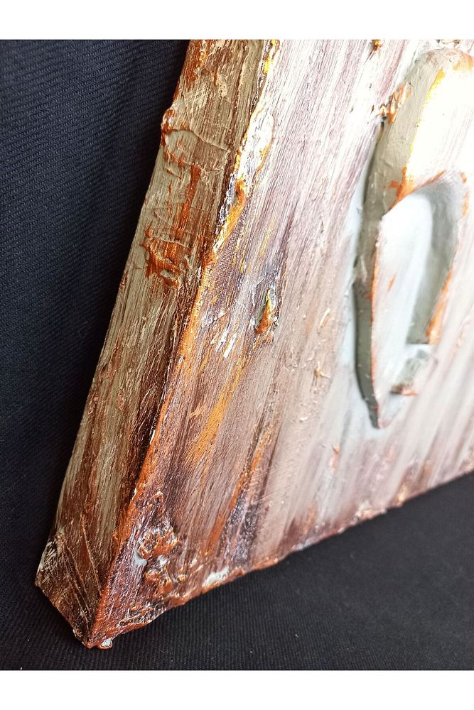 Modern Sanat Orijinal Eskitme 3 Boyutlu Maskeli Dekoratif Akrilik Tablo