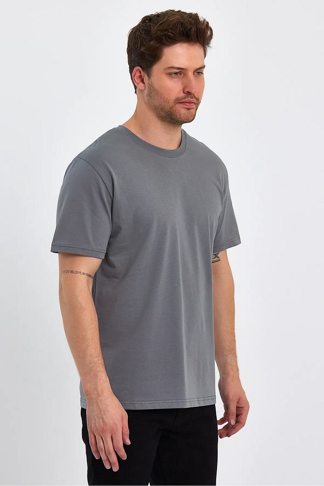 Rodi Jeans Erkek Bisiklet Yaka Relax Fit  Cotton Basic T-shirt