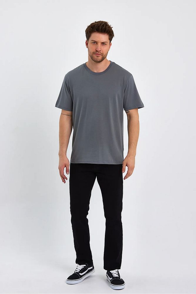 Rodi Jeans Erkek Bisiklet Yaka Relax Fit  Cotton Basic T-shirt
