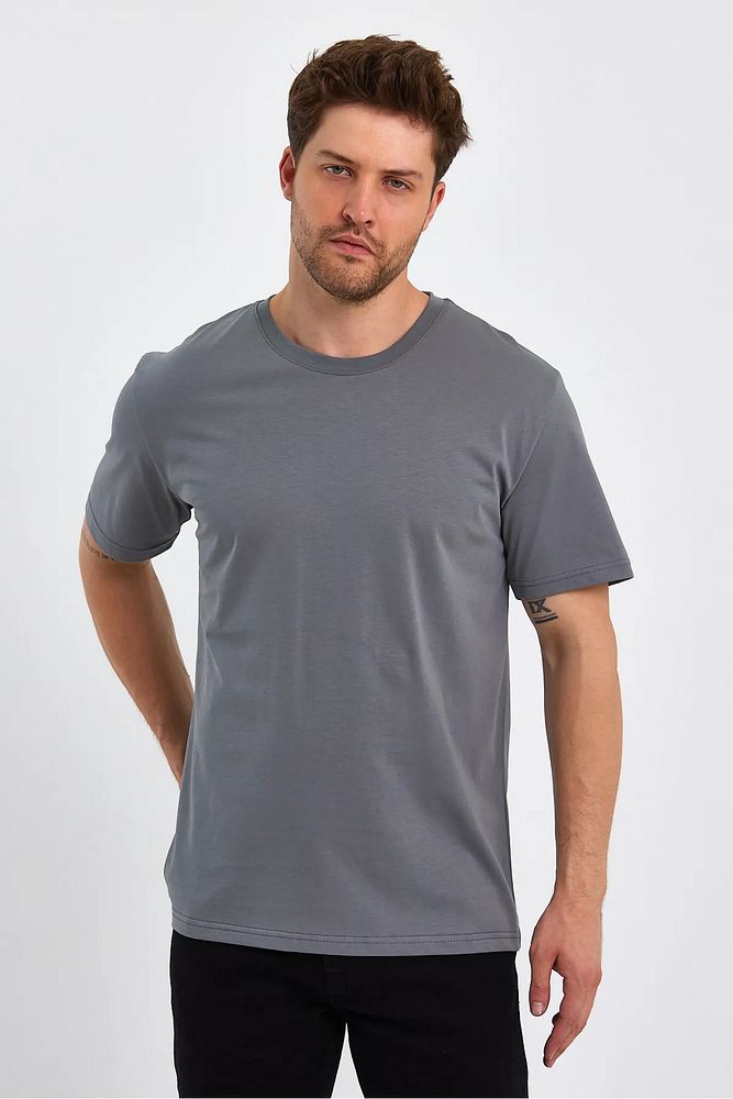 Rodi Jeans Erkek Bisiklet Yaka Relax Fit  Cotton Basic T-shirt