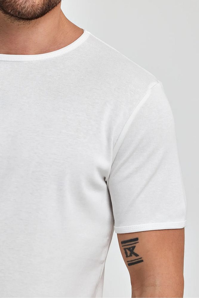 Rodi Jeans Erkek Regular Fit Ribana Bisiklet Yaka Cotton Basic T-shirt