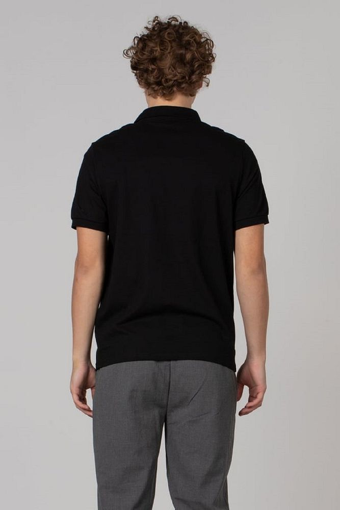 Erkek Açık Pat Likralı Polo V Yaka Pike T-Shirt