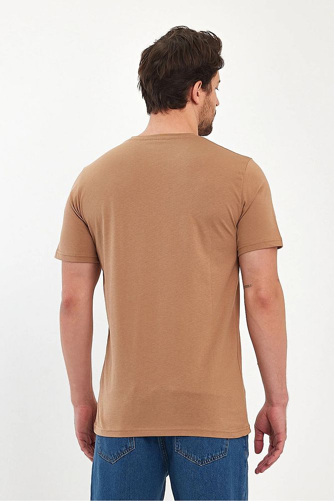 Rodi Jeans Erkek Bisiklet Yaka Rahat Kalıp Rodi Jeans Baskılı Pamuklu T-Shirt
