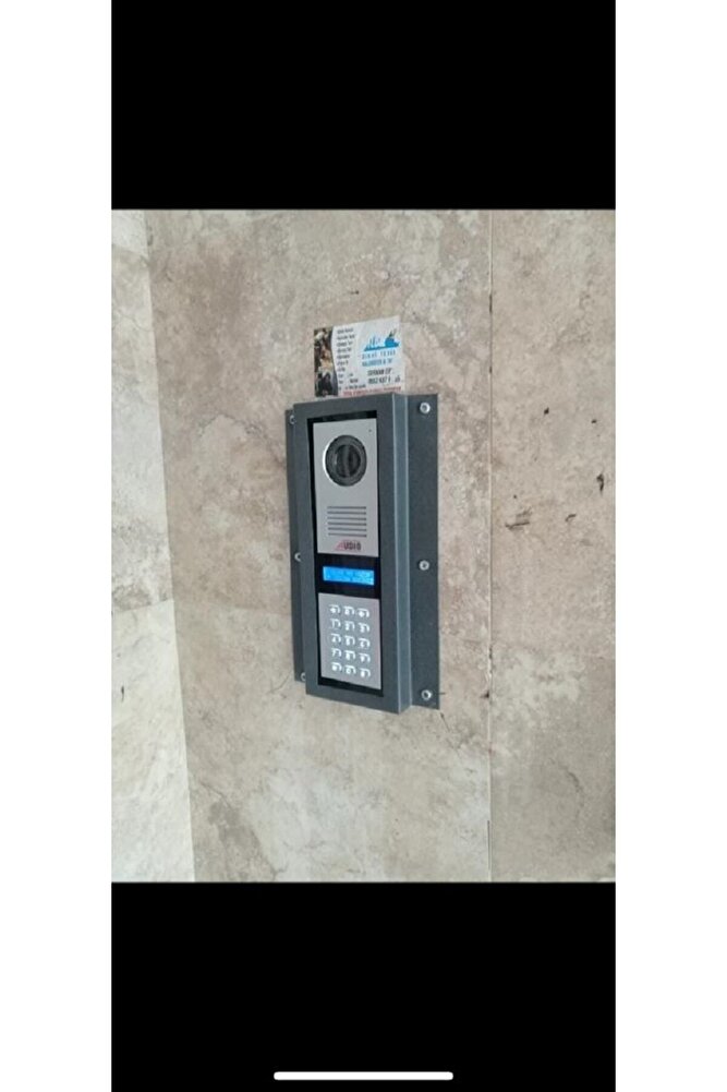 Diafon 12x32x3 Cm New Kapı Zili Paneli Darbelere Hırsızlığa