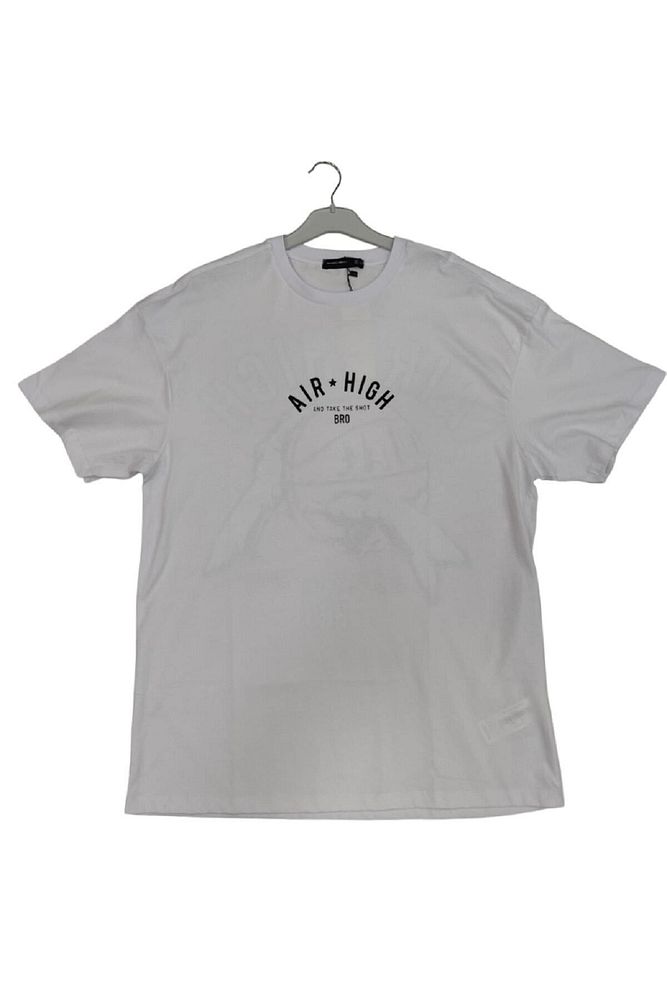 Erkek Air High Baskılı Oversize T-shirt