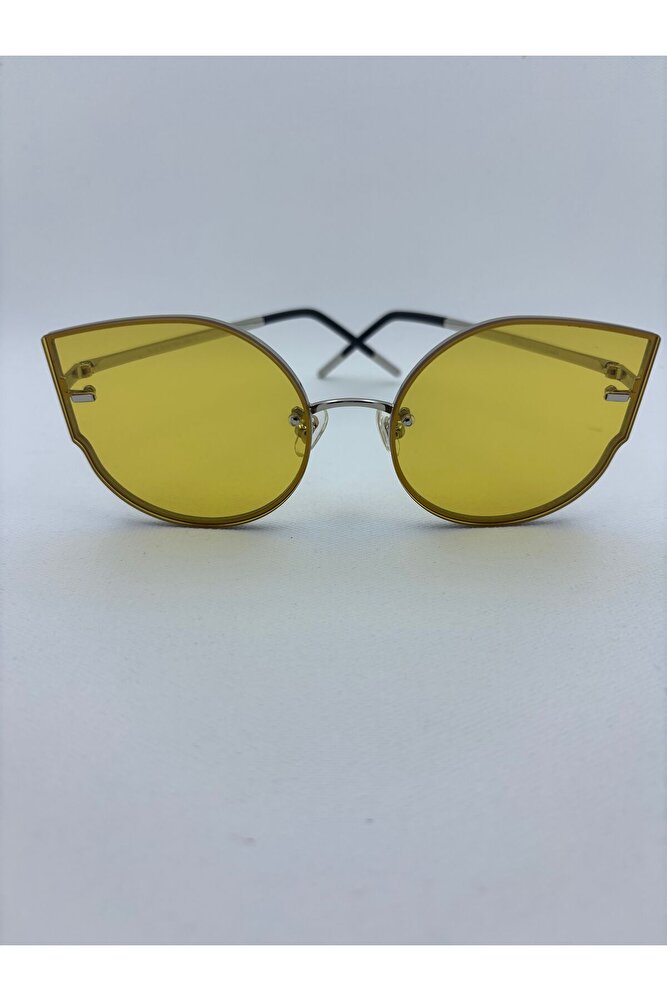 Eyewear metal geometrik UV400 koruma güneş gözlüğü La boom Alessio C6