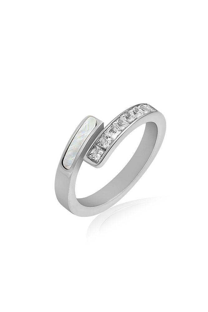 Daniel Klein Kadın Çelik Yüzük DKJ.3.6006-M-1  (  18 mm iç çapındadır - MEDIUM )