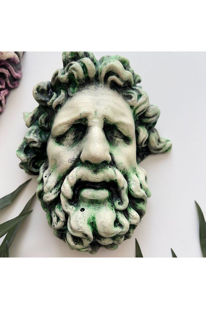 Laocoön'un Efsanesi ve  Atina Kahramanı Eskitme Duvar Heykeli 2'li set, Ev Ofis Duvar Dekoru, Hediye