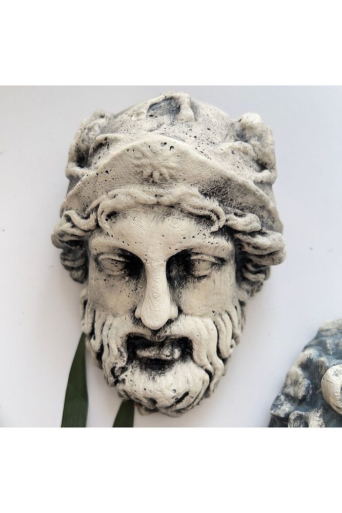 Laocoön'un Efsanesi ve  Atina Kahramanı Eskitme Duvar Heykeli 2'li set, Ev Ofis Duvar Dekoru, Hediye