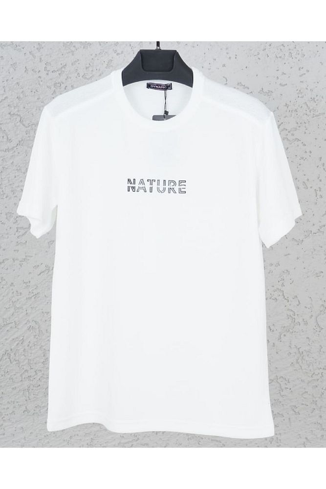 Dynamo Erkek Bisiklet Yaka Önü Nature Kabartmalı Petek Dokuma T-Shirt