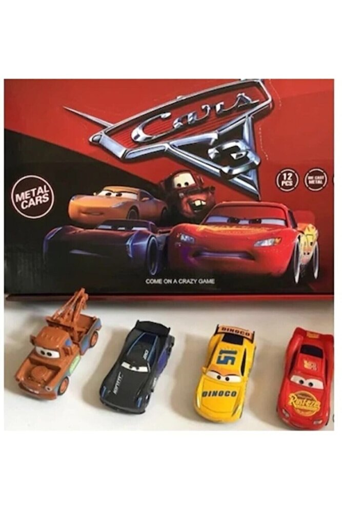 Cars Mater Jackson Storm Cruz Ramirez Oyuncak Arabalar Metal 4'lü