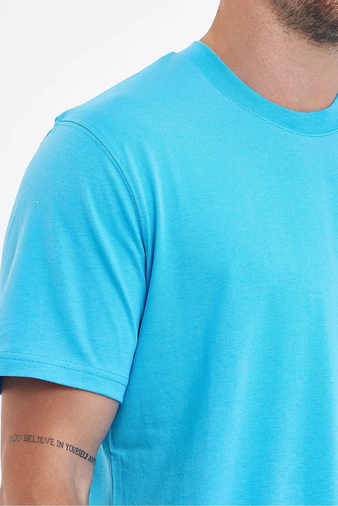 Rodi Jeans Bisiklet Yaka Rahat Kalıp Baskısız %100 Pamuk Cotton Erkek T-shirt