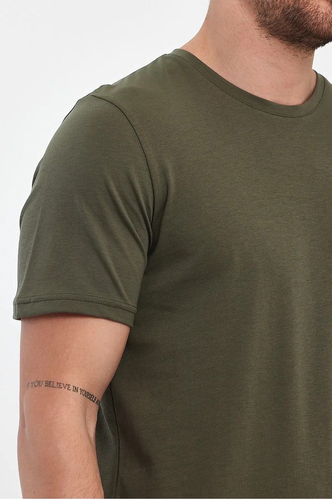 Rodi Jeans Erkek Bisiklet Yaka Rahat Kalıp Pamuklu Süprem Baskısız T-Shirt