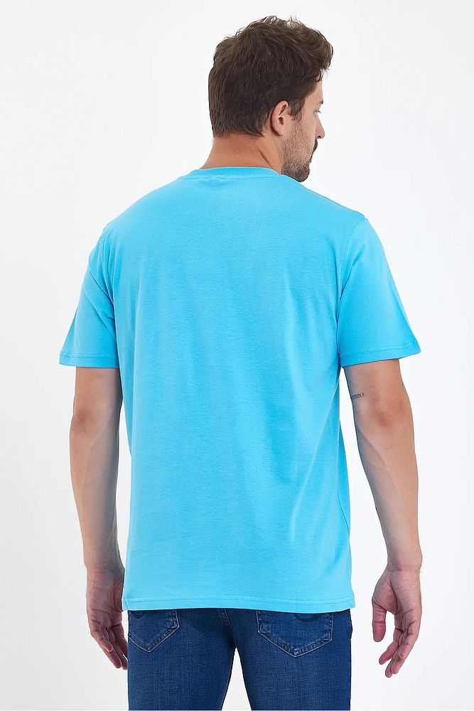 Rodi Jeans Bisiklet Yaka Rahat Kalıp Baskısız %100 Pamuk Cotton Erkek T-shirt