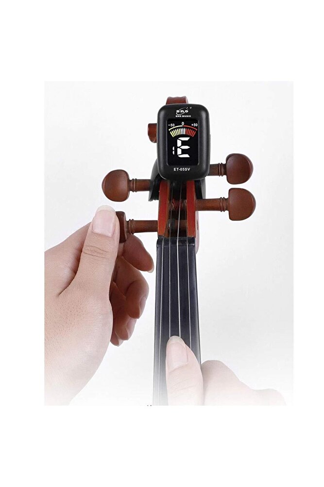 ENO ET05V Keman Akort Aleti - Keman Tuner Violin Tuner Klipsli