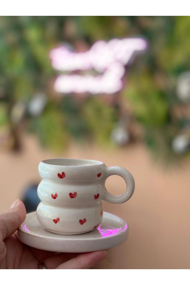 Bubble Kalpli Model Bardak Mug Kahve Fincanı