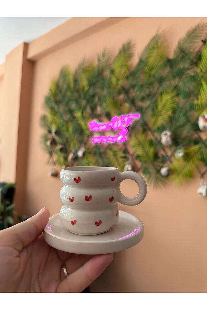 Bubble Kalpli Model Bardak Mug Kahve Fincanı