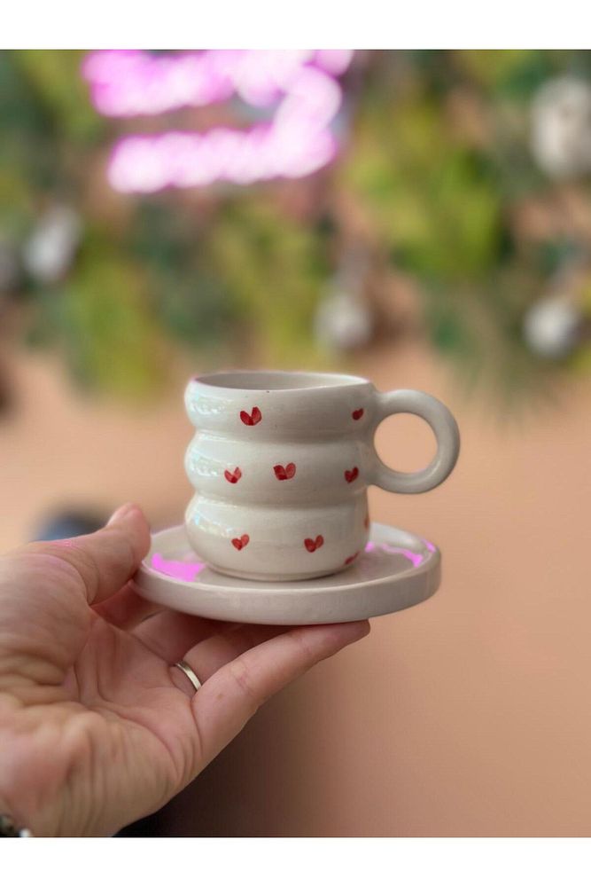 Bubble Kalpli Model Bardak Mug Kahve Fincanı