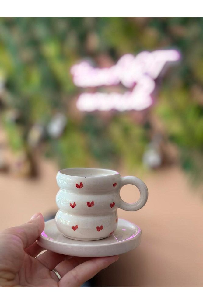 Bubble Kalpli Model Bardak Mug Kahve Fincanı