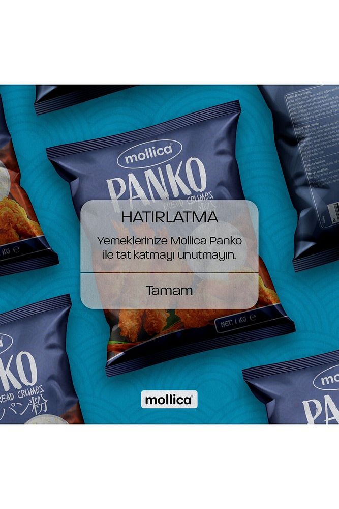 MOLLİCA PANKO EKMEK KIRINTISI 1 KG