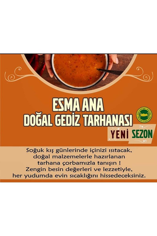 Katkısız %100 Organik Doğal Gediz Tarhanası 500 gr Acılı
