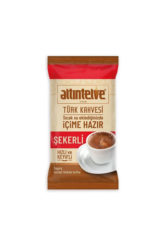 Hazır Türk Kahvesi Şekerli 12gr X 24 Lü