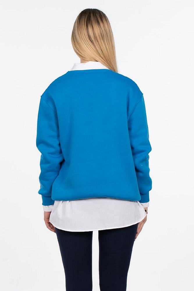 Barrels And Oil Kadın Bisiklet Yaka 3 İp Şardonlu Miami Baskılı Sweatshirt