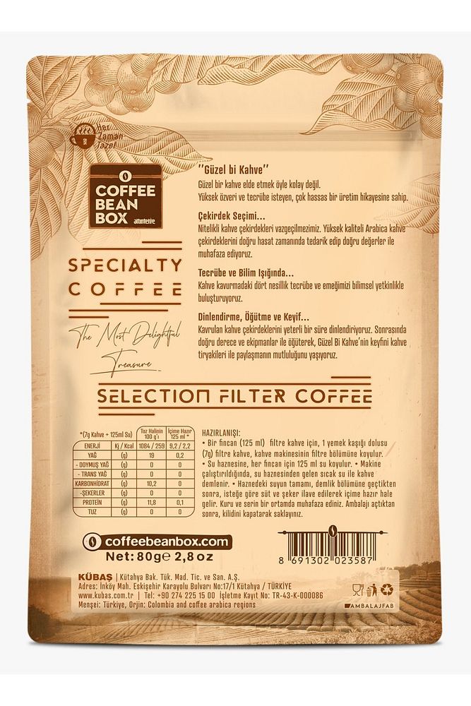 Selection Filtre Kahve 80 gr